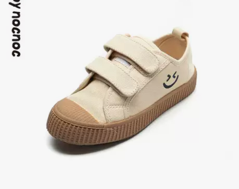happynocnoc儿童帆布鞋低帮防滑软...