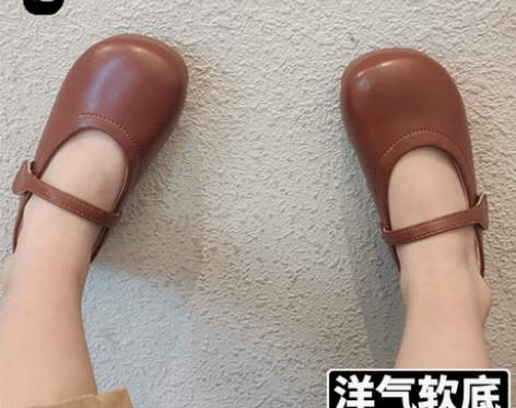 黑色女童皮鞋2023新款春秋款女宝宝公主鞋...