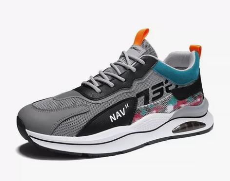 新款轻健步男士春夏运动鞋内增高休闲鞋轻便跑...