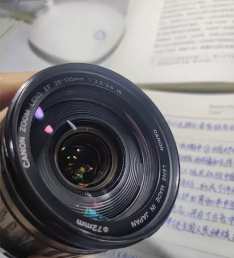佳能28-135is全画幅镜头带防抖，镜片...