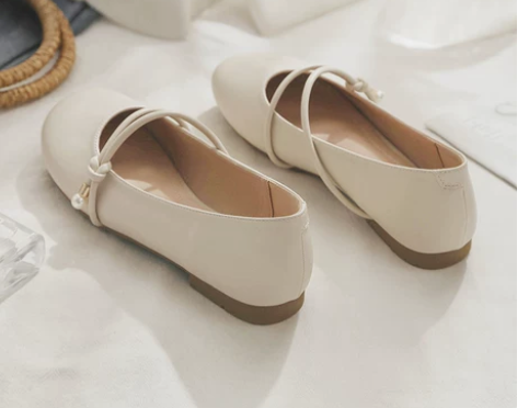 玛丽珍鞋2023年夏季新款韩系浅口平底仙女...