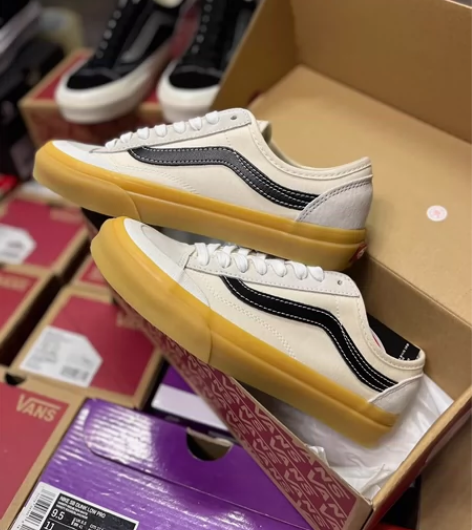 万斯Vans Style 36 包头米白复...