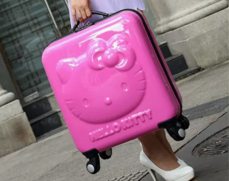 可爱儿童拉杆箱万向轮学生子母行李箱女童旅行...