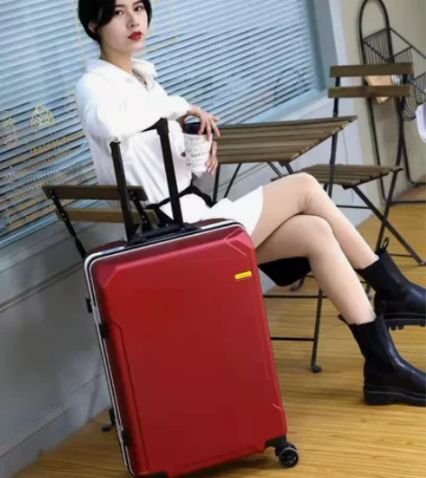 【原价600多】全新芙蔓袋鼠行李箱铝框库存...