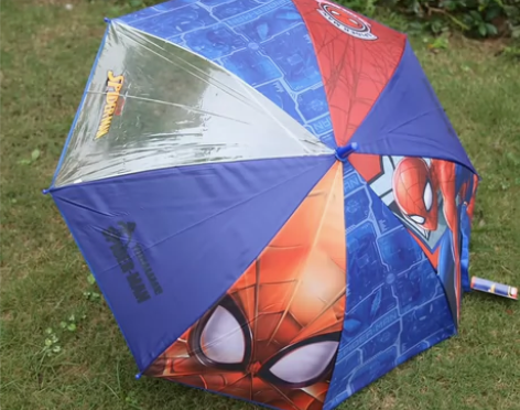 全新迪士尼漫威蜘蛛侠儿童雨伞 全新带吊牌，...