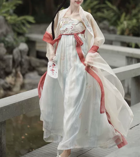 玉术樱桃芭蕉s原创汉服女诃子裙大袖衫唐制刺...