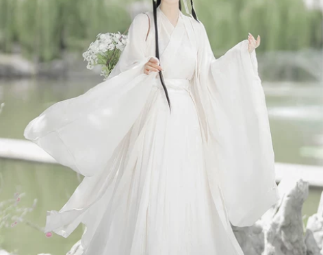 原创神明少女汉服女魏晋风广袖流仙裙古装日常...