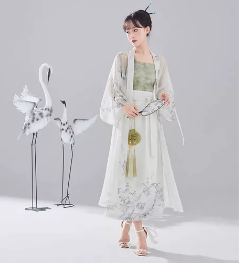 ?七月夕【何思量】宋制仿黄昇墓印花吊带改良...