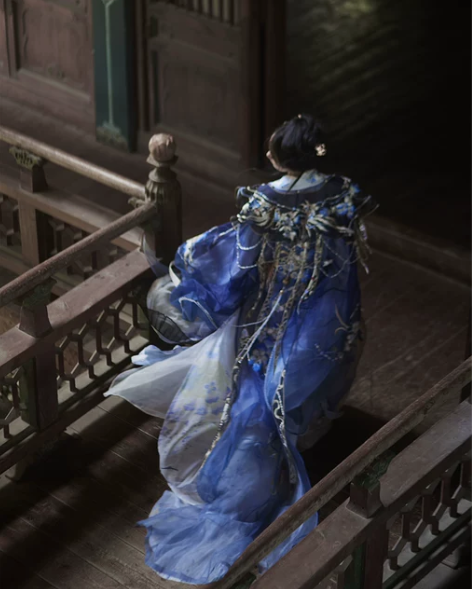 2022国风大典走秀蝶异志阁原创改良汉服重...