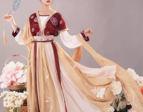 耀春醉芙蓉原创汉服女正品中国风超仙齐腰唐制...