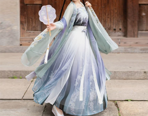 霓裳阁墨隐香沉宋制汉服女原创改良长干寺日常...