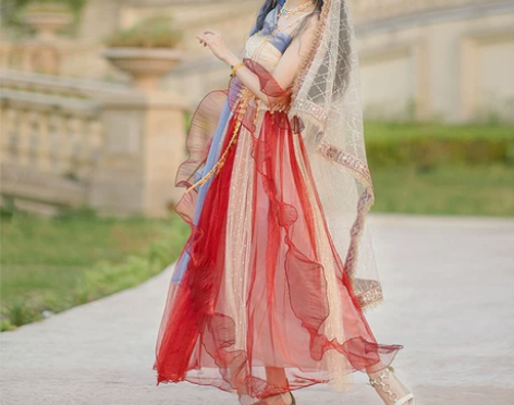 珍缕茉莉公主敦煌异域风情古装汉元素改良汉服...