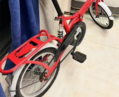 出自用的菲利普折叠自行车   22寸   ...