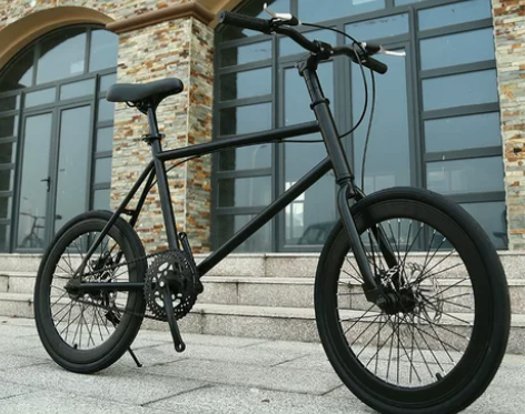 死飞自行车迷你20寸小轮男女学生双碟刹彩色...