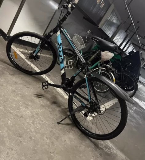 出一辆喜得盛 好像是旭日300的山地车，年...