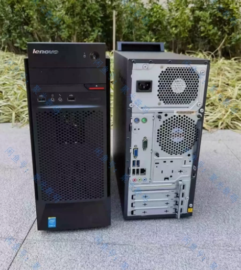 设计办公用联想i5办公台式电脑主机全套 家...
