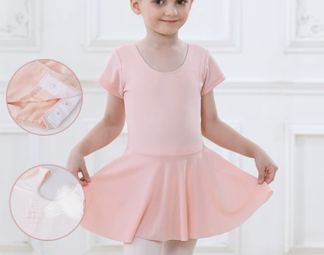 芭蕾娃娃女童芭蕾舞练功服短裙儿童形体服，舞...