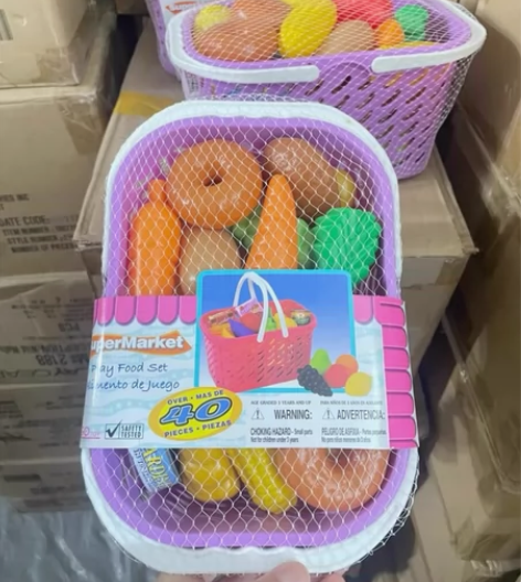 清仓处理外贸玩具 水果篮子 全新盒 40个...