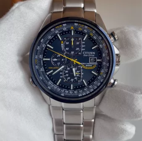 97新西铁城空中之鹰蓝天使一代光动能电波男...