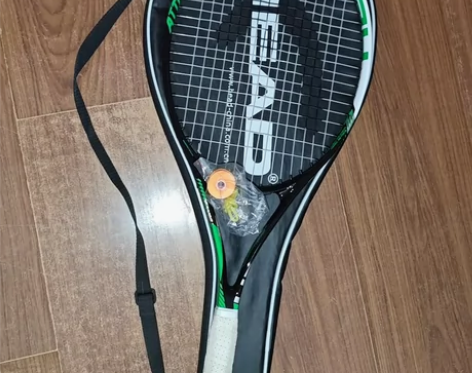 HEAD海德网球拍初学者碳素一体拍单人带线...