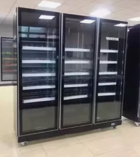 柜酒吧超市冷藏展示柜立式全屏柜商用冰箱冷柜...
