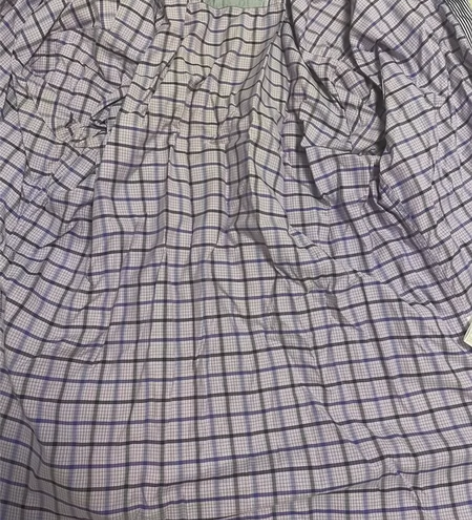 男士夏季紫色短袖潮牌衬衫 感兴趣的话点“我...