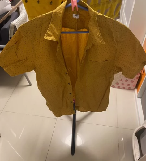 优衣库男士衬衫 9成新 尺码M 适合身高1...