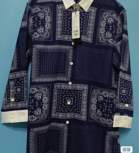 太平鸟全新纯棉衬衫有吊牌无原包装介意慎拍不...