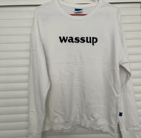 wassup卫衣很少穿很新 感兴趣的话点“...