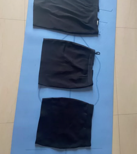 三条包臀ol职业裙 两条西装面料 一条弹力...