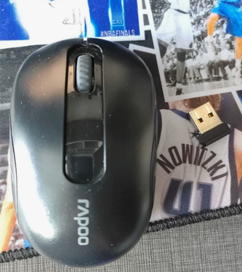 雷柏M10M218电脑无线微声鼠标 笔记本...