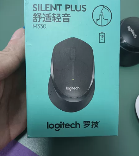 罗技(Logitech)M330 鼠标 无...