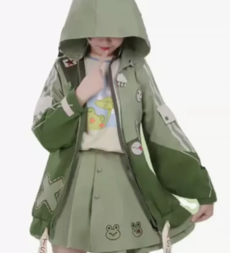 三分妄想蛙吹梅雨小恐龙C服，m~l码，已绝...