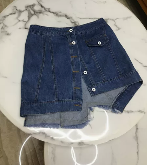 拉夏贝尔半身裙拉夏贝尔牛仔半裙，三标齐无吊...