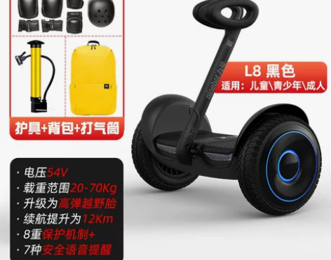 Ninebot九号平衡车儿童6一8一12电...