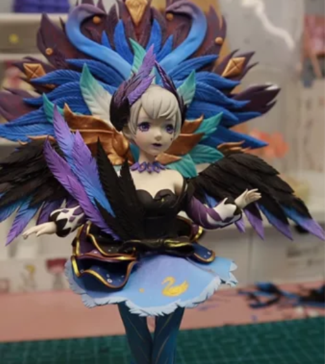 超轻粘土王者荣耀小乔天鹅之梦超轻粘土手办 ...