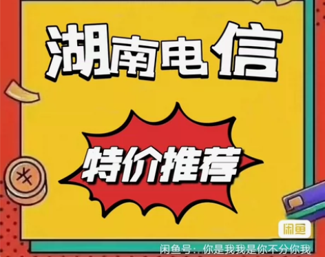 【特价】湖南电信，话费200元  89.5...