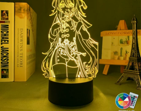 原神周边胡桃手办钟离魈雷电将军纳西妲散兵摆...