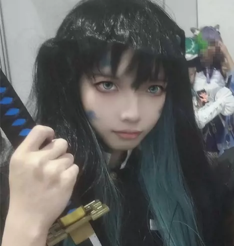 出鬼灭之刃时透无一郎COS服，L码（假发加...