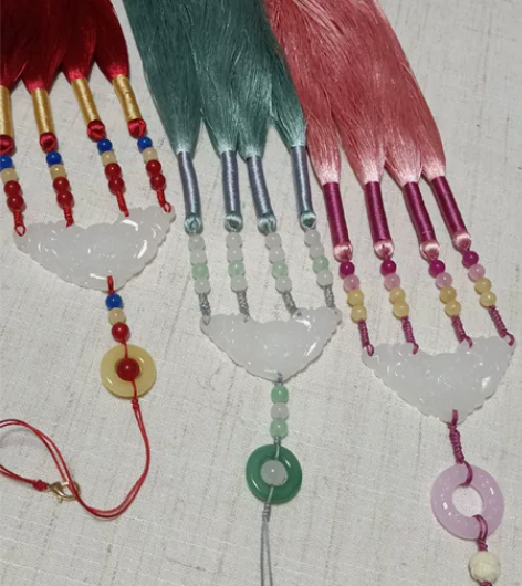 背云禁步 腰佩手工旗袍配饰压襟儿童汉服腰佩...