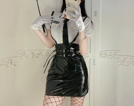 性感女警制服cosplay夜场DS紧身包