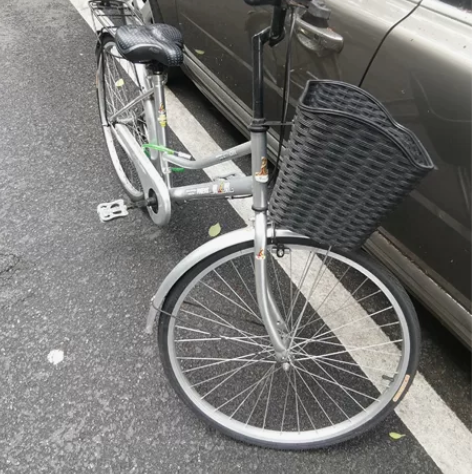 凤凰银色淑女车/凤凰通勤自行车/女式自行车...