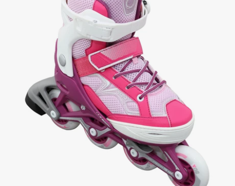 迪卡侬溜冰鞋儿童男女3-5-6-8-10岁...