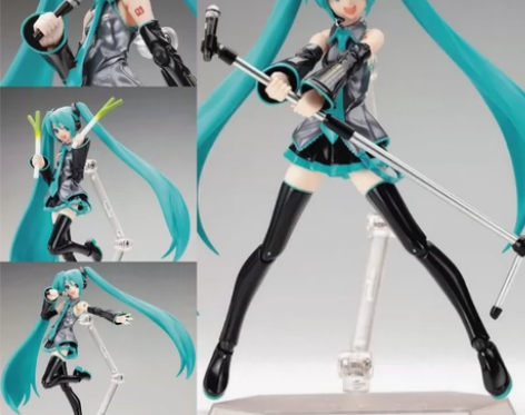 初音未来虚拟歌手 葱娘 MIKU 可动手办...