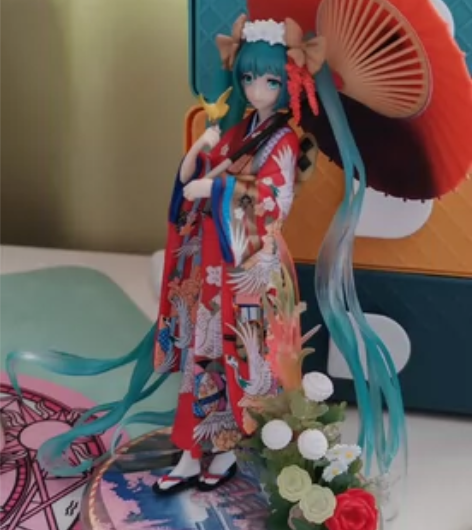 初音未来手办#潮流盲盒手办 天津美食动漫节...