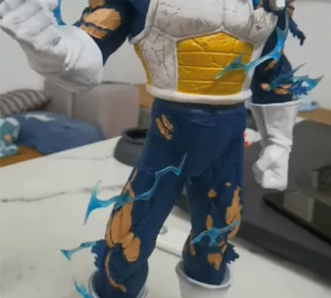 45厘米龙珠超级赛亚人，四头雕，一个带灯，...