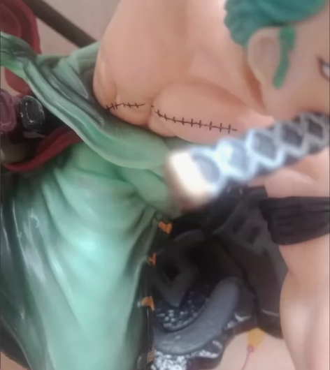 海贼王三千世界大号索隆手办阿修罗三刀流战斗...