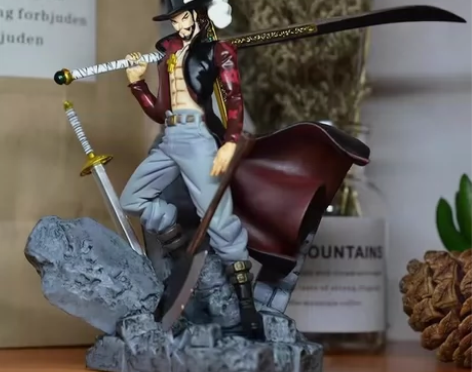 海贼王手办模型王下七武海 鹰眼米霍克 公仔...