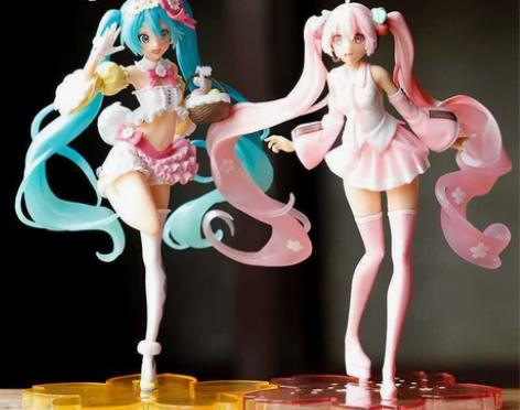 樱花兔耳熊初音未来雪乃公主殿下手办玩偶模型...