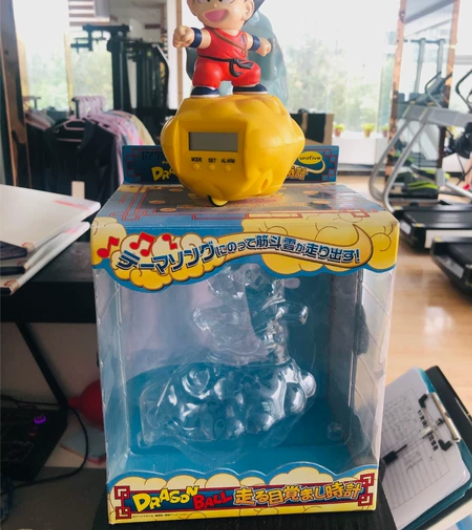 日本正版 七龙珠 小悟空 筋斗云 闹钟 时...